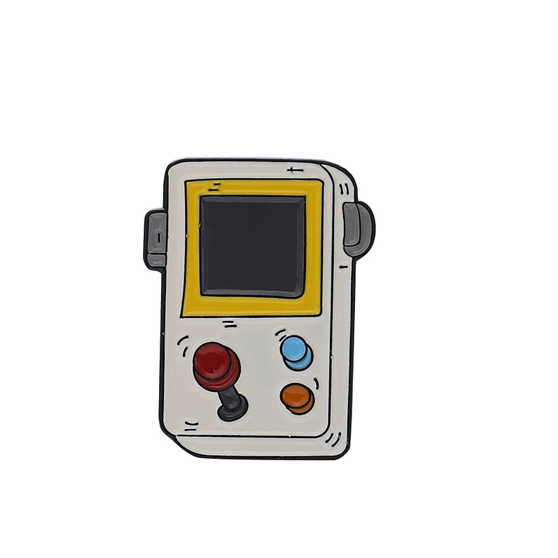 Fun Retro Arcade Game Enamel Pins Collections Cartoon 90s Gamepad Jewelry Brooch Denim Shirt Collar Badge Bag Lapel Friends Gift Qme 5