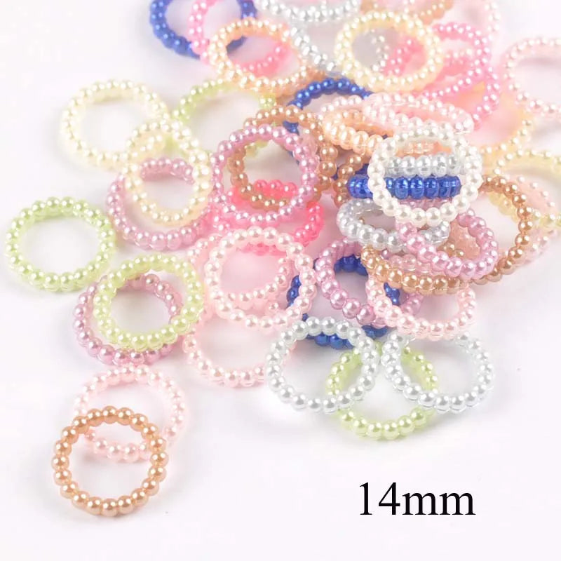20-200Pcs Mixed Round Flatback Resin Cabochons Embellishments Scrapbooking Craft For Sewing Children Headwear YK0729 Qme 50pcs 7