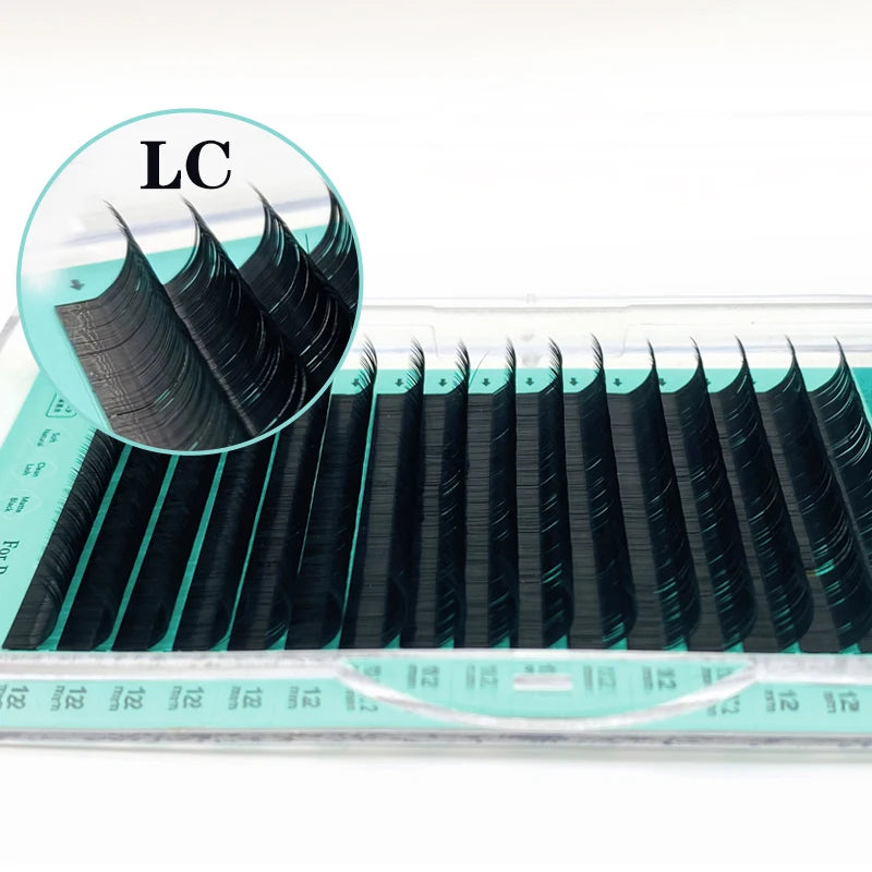 NATUHANA Mixed 8-15 Individual Lash Clusters Matte Black PBT False Qme
