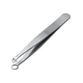 Universal Nose Hair Trimming Tweezers Stainless Steel Eyebrow Qme Silver China Mainland