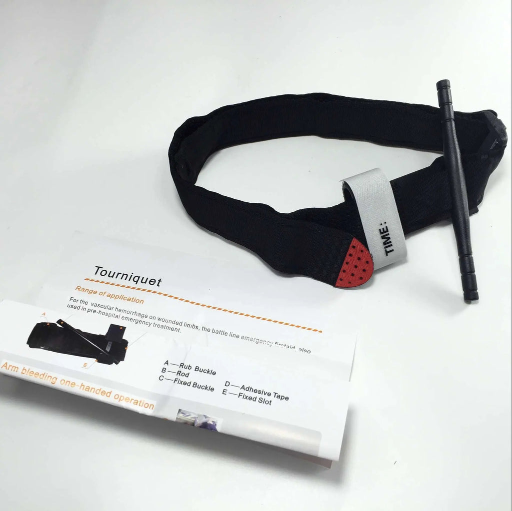 Medical Tourniquet Survival Tactical Combat Military CAT Belt Bandage Scissor First Aid Buckle for Outdoor Exploration Emergency Qme