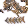 50pcs Bronze Tone Metal Books Corners Protectors For Scrapbooking Albums Decorative Corner Menus Folders Box DIY Accessories Qme Default Title