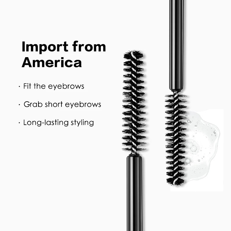 Waterproof Liquid Eyebrow Gel Transparent Brows Setting Tint Wax Lasting Fast Drying 3D Wild Eyebrow Fixing Soap Makeup Cosmetic Qme