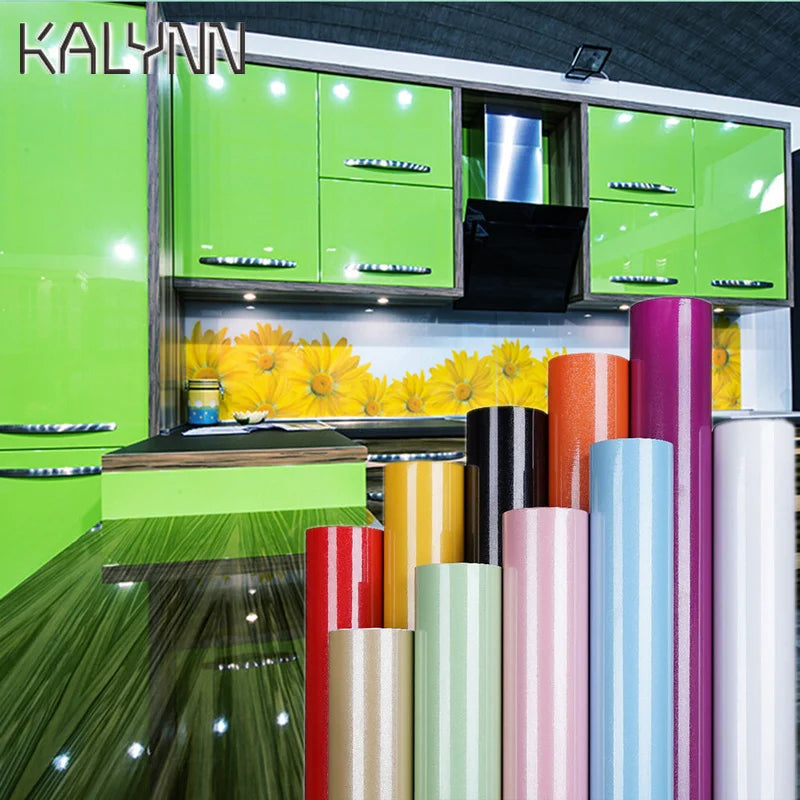 DIY Decorative Film PVC Self Adhesive Wall Paper Furniture Renovation Qme