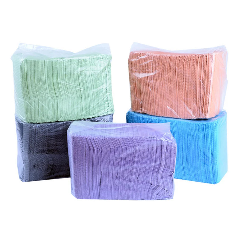 50Pcs Disposable Eyelash Clean Pad Mat Tattoo Cleaning Wipes Table Pad Waterproof Medical Paper Dental Bibs Cloths Tool Qme