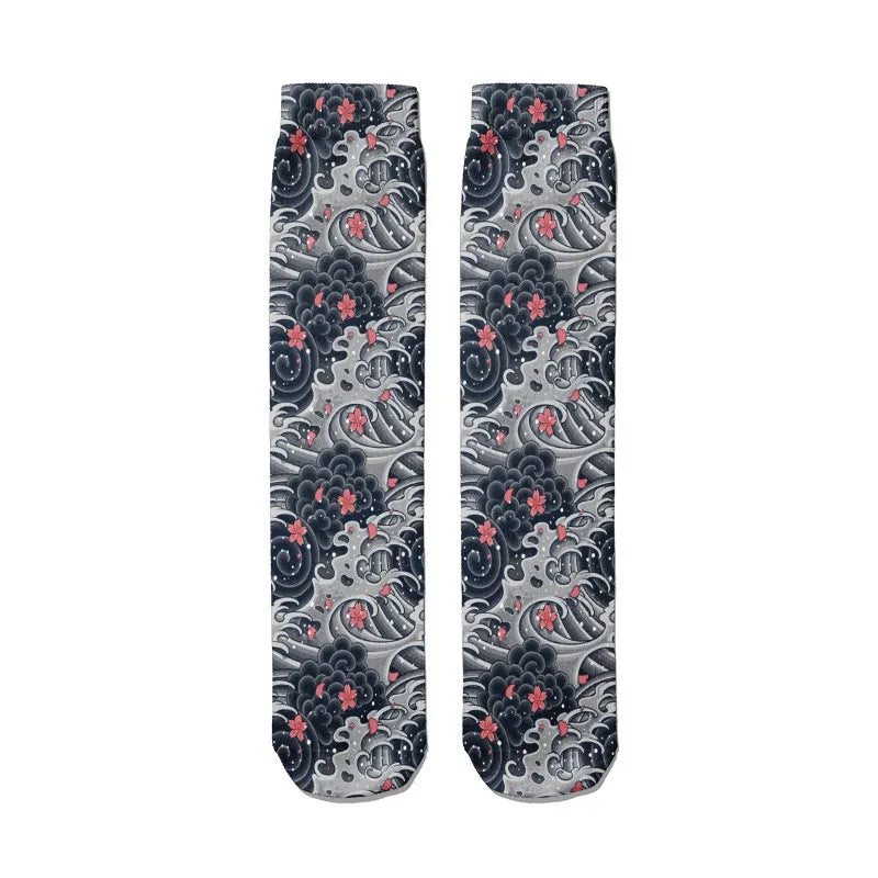 Sexy Socks Skull Pattern Creative Fashion Personalized Novelty Men Qme style4 One Size China Mainland