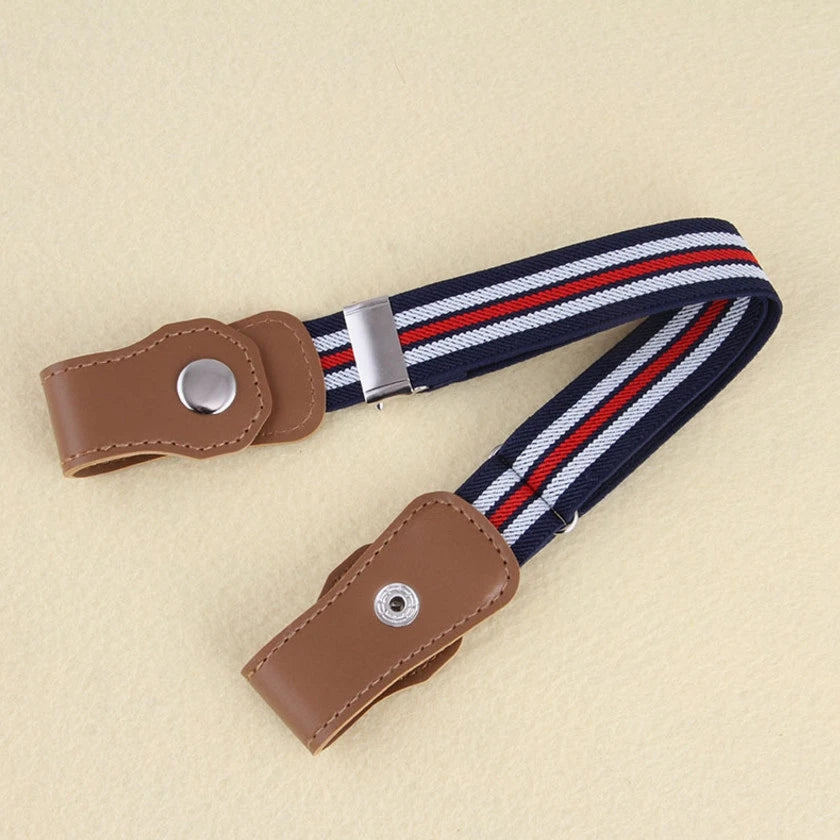 Kids Buckle-free Elastic Belt Waist No Buckle Stretch Belts Toddlers Qme