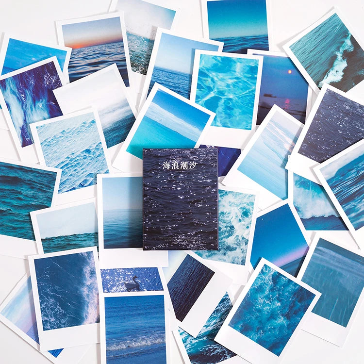 30pcs/box cute book flower stationery sticker landscape travel sticker DIY decorative glue sticker diary school supplies lomo Qme 8
