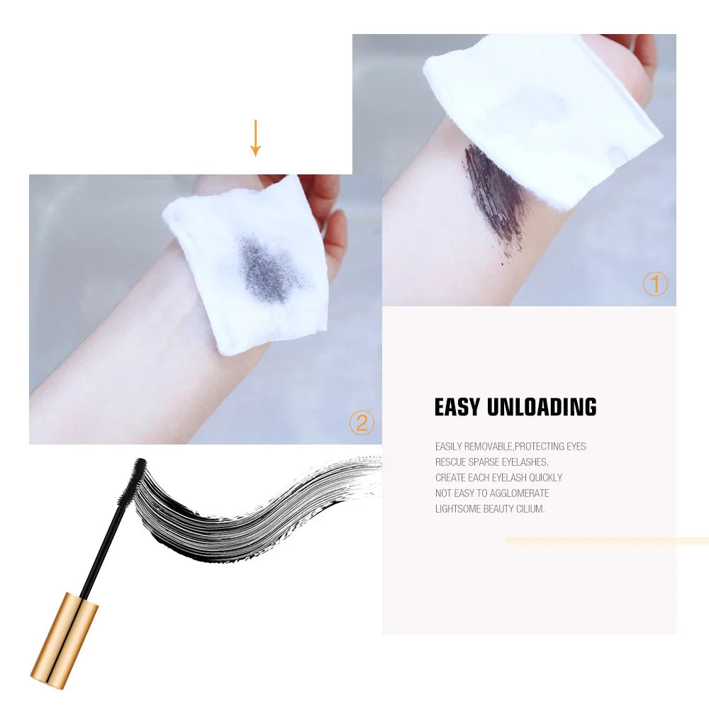 O TWO 3D Mascara Lengthening Black Lash Eyelash Extension Eye Lashes Qme