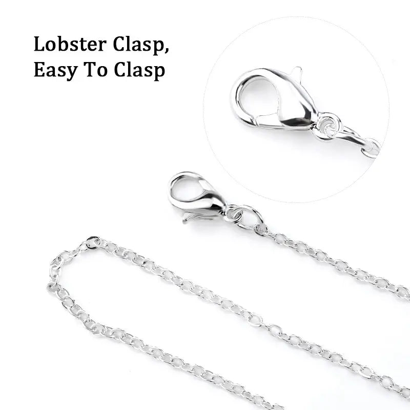 45cm/18inch Women Necklace Fashion Jewelry Accessories Copper Aberdeen Box Chain White K Cross Chain For DIY Jewelry Necklace Qme