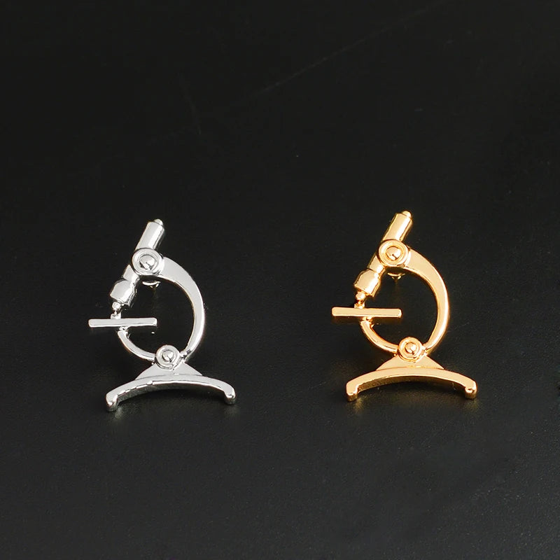 Medical Brooches Collection Crystal Uterus Microscope Scalpel Stomach