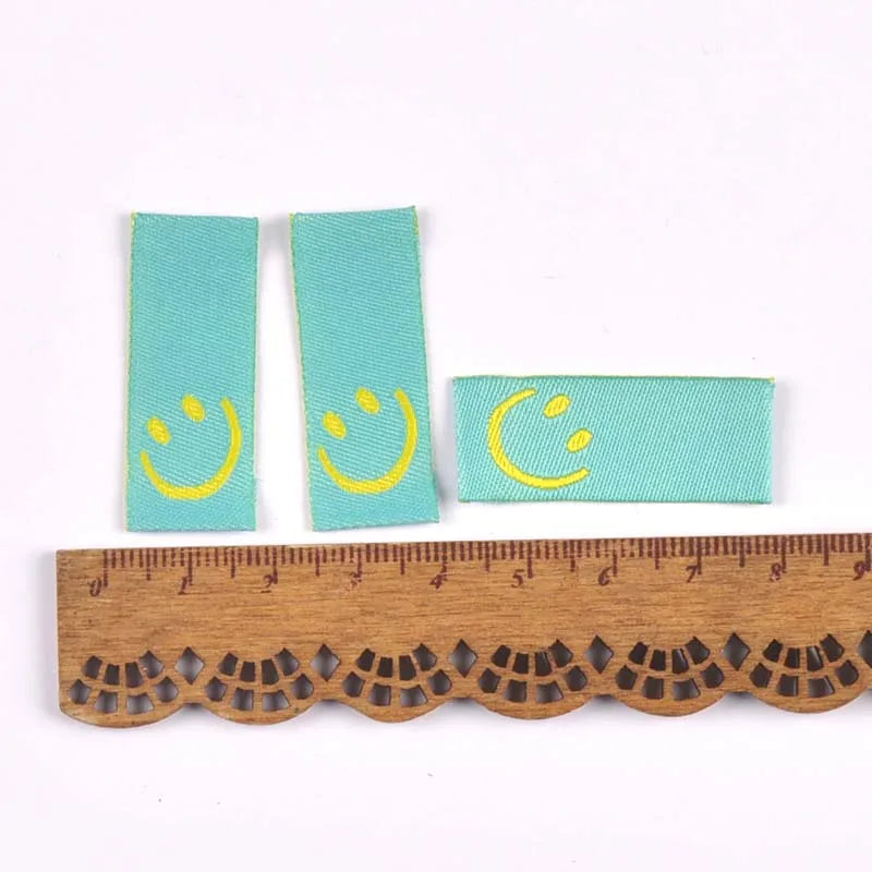 50Pcs 8colors Embroidery Labels Sewing Clothes Handmade Accessories For Kids Care Bags Clothing Tags Garment Crafts 1.5x4cm Qme 1