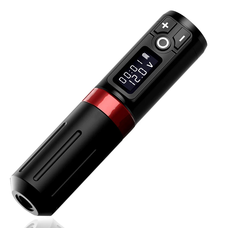 Newest Coreless Motor Wireless Tattoo Machine Pen Fast Charging Battery 1950mA/h RCA Adapter Kit Free Shipping Qme