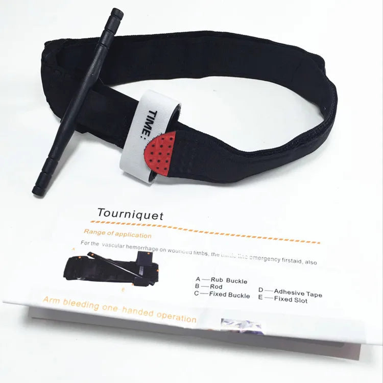 Medical Tourniquet Survival Tactical Combat Military CAT Belt Bandage Scissor First Aid Buckle for Outdoor Exploration Emergency Qme