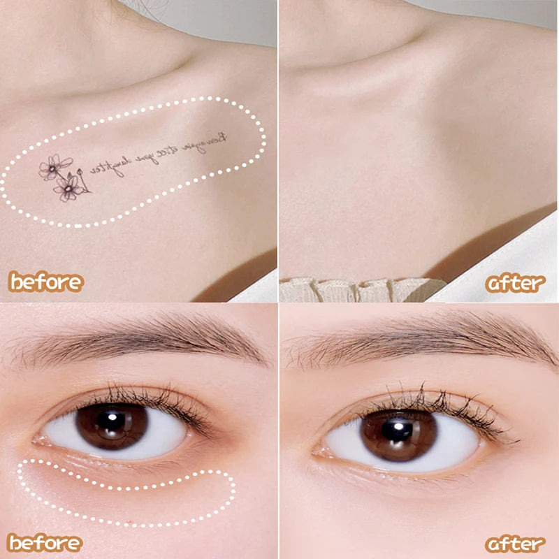 Concealer Eyebrow Pen Stick Natural Moisturizing Concealer Pencil Cover Spot Dark Circles Invisible Pores Waterproof Face Makeup Qme