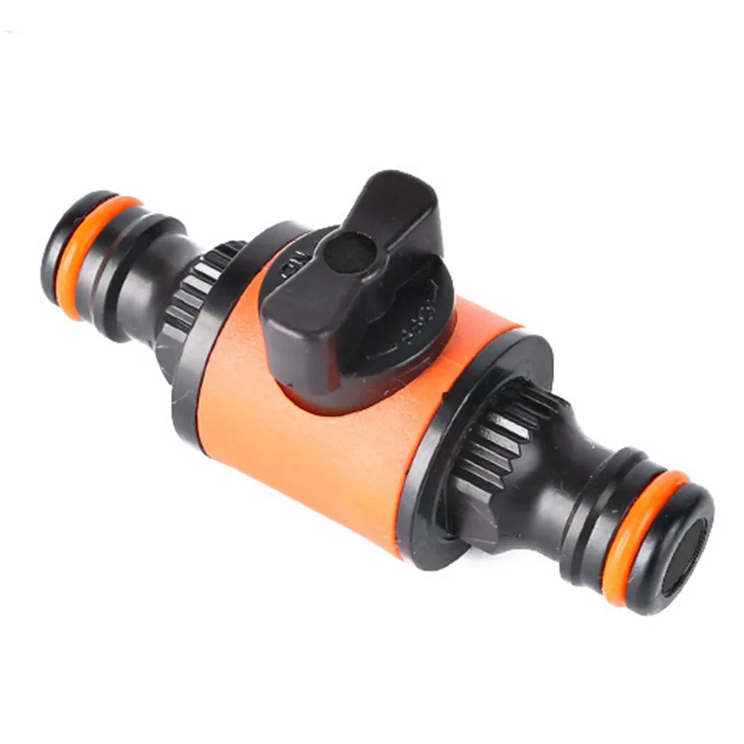 2PCS Garden Hose Pipe In-Line Faucet Tap Shut Off Valve Fitting Watering Irrigation Connector 16mm Quick Coupler Garden supplies Qme