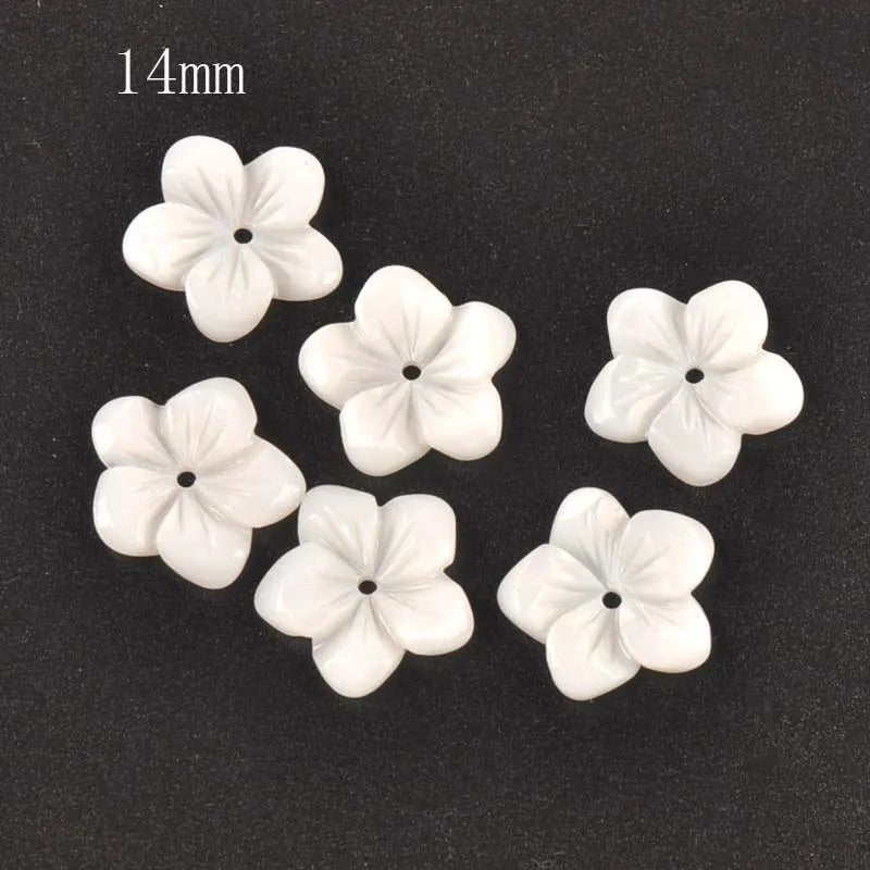 Flower Texture Curved Natural Shells Beads Mother Of Pearl For Jewelry Making Earring Accessories Diy Crafts 5Pcs 8-20mm tr0391 Qme 13