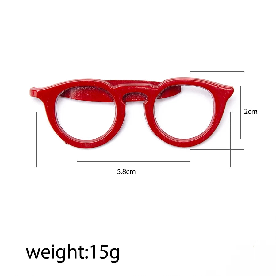Tie Clip Men Solid Fashion Glasses Tone Bar Practical Necktie Clasp Qme