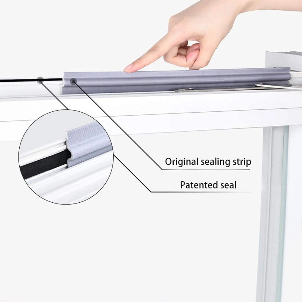 4M Window Draft Stopper Self Adhesive Insulation Seal Strip Cuttable Dustproof Door Side Weather Stripping Soundproof Foam Qme