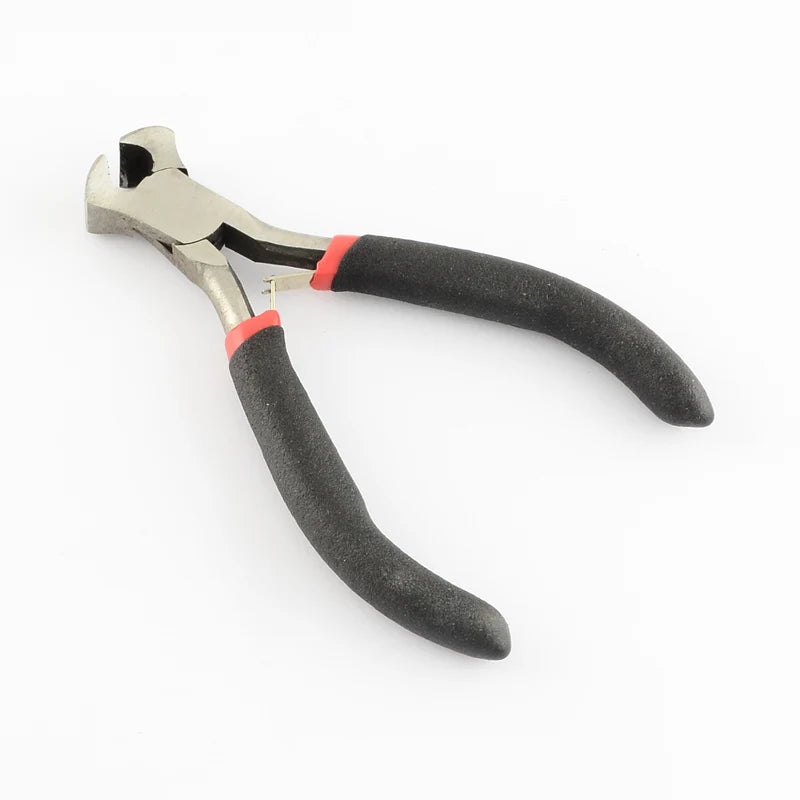 Pandahall 5pcs/set Steel DIY Jewelry Pliers Sets Kit Flat Nose Wire-Cutter & End Cutting Pliers Side Cutting Bent Nose Plier Qme