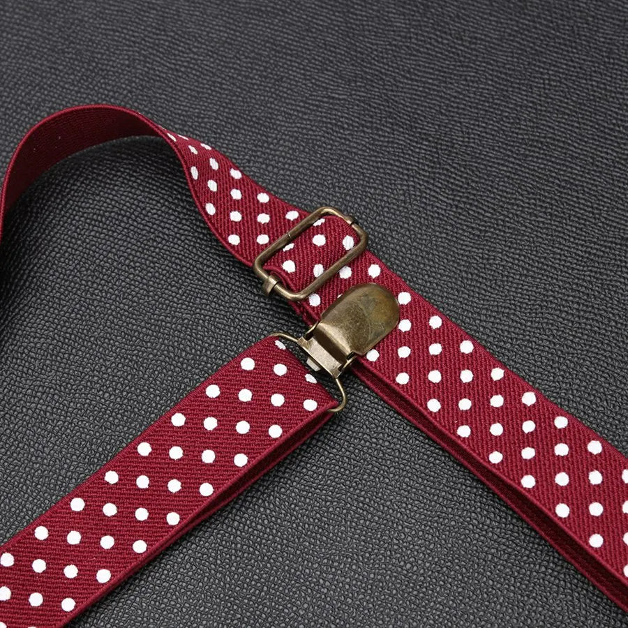 Kids Elastic Suspenders Lovely Children Matching Tuxedo Suit Unisex Qme