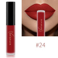 NICEFACE Lip Gloss Waterproof Matte Liquid Lipstick Long Lasting Velvet Lipgloss Tint Tube Nude Pigment Lip Makeup Cosmetics Qme 24