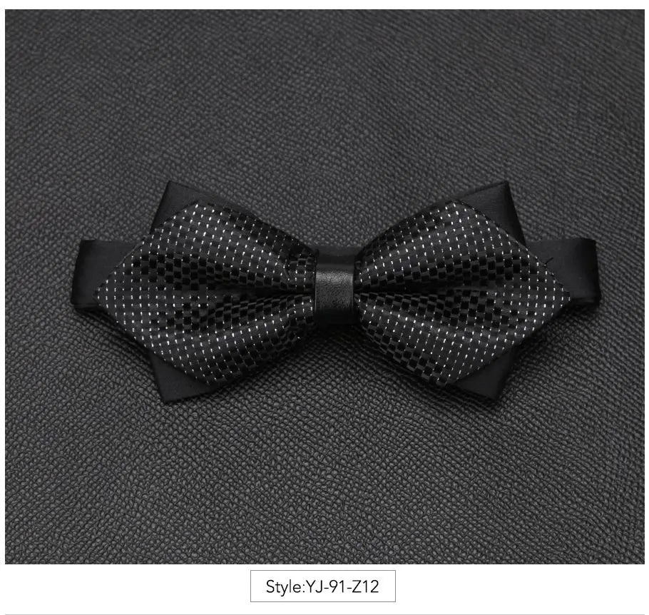 Men Bowtie Newest Butterfly Knot Mens Accessories Luxurious Bow Tie Qme YJ-91-Z12
