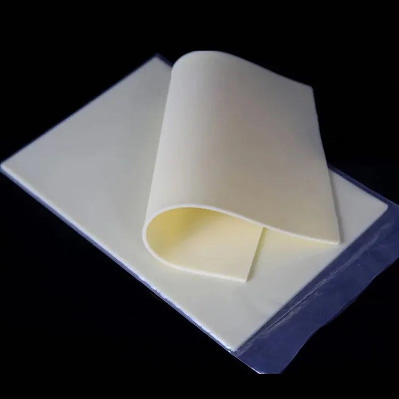 Silicone Tattoo Practice Skin Double Fake 3mm Thick A4 Big Size For Permanent Makeup Tattoo Beginner Practice Synthetic Leather Qme
