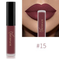 NICEFACE Lip Gloss Waterproof Velvet Nude Matte Liquid Lipstick Purple Black Red Lip Tint Pigment Long Lasting For Lip Makeup Qme 15