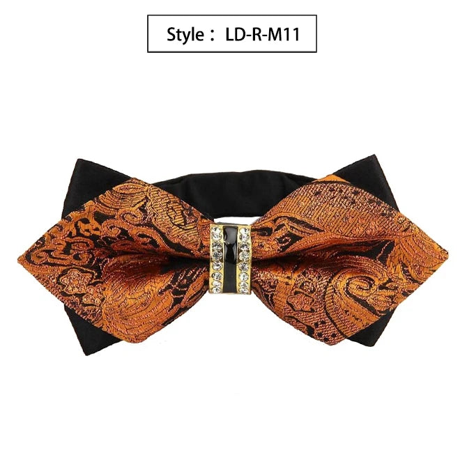 Bowtie Groom Mens Colourful Plaid Cravat Gravata Fashion Male