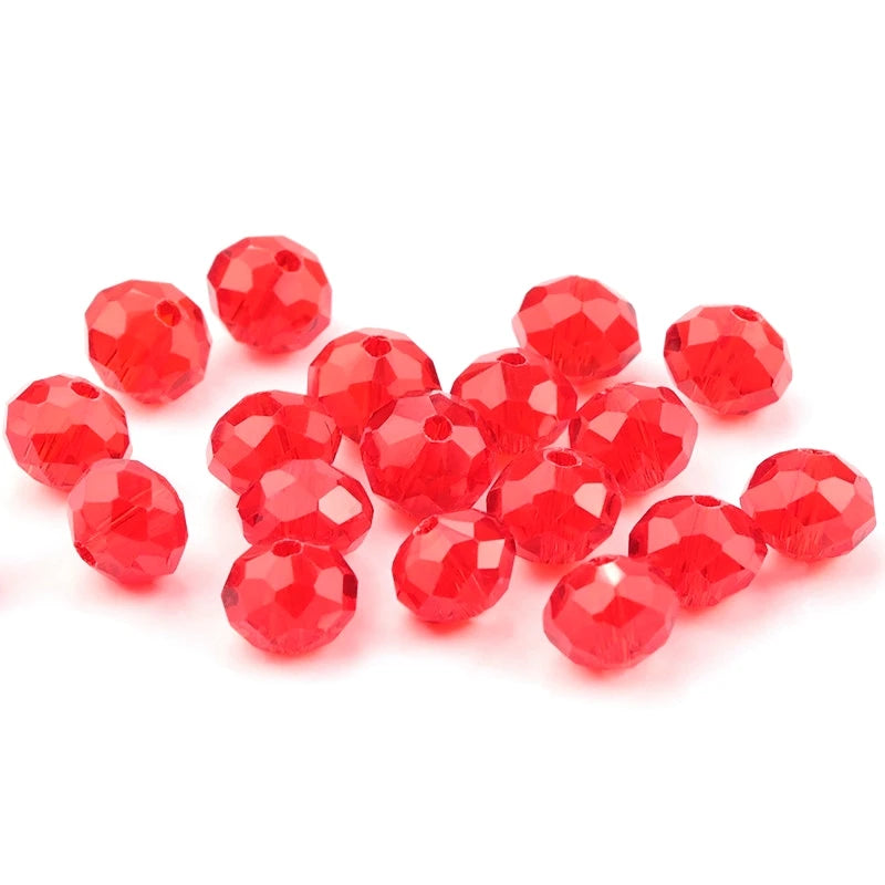 Wholesale Big Bag 4mm Faceted Crystal Beads Charms Rondelle Austria Glass Loose Beads Jewelry Beads for Jewelry Making 1500pcs Qme light siam