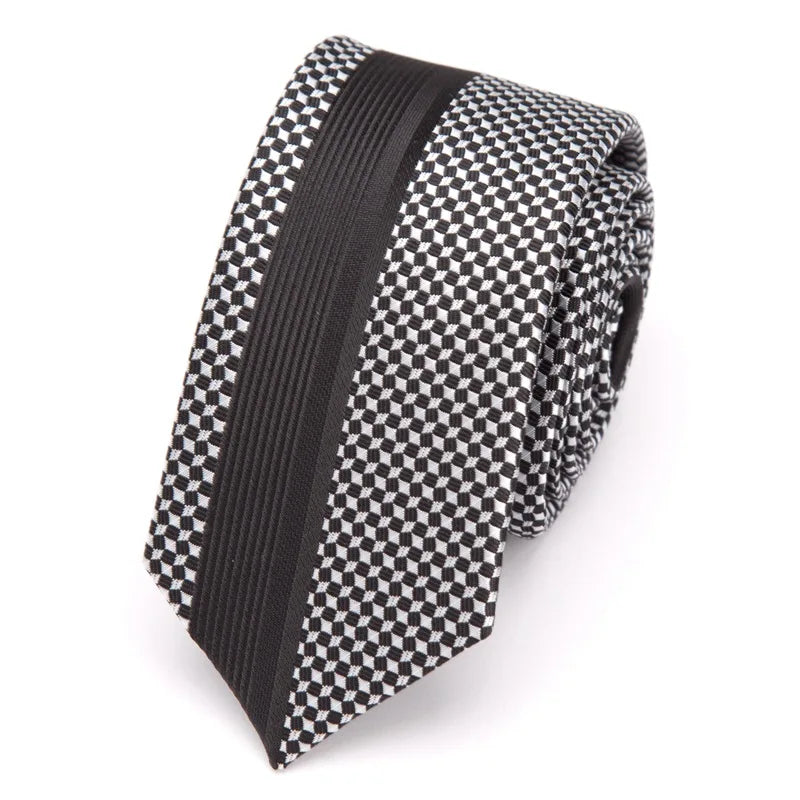 Mens Ties Luxurious Slim Necktie Stripe Tie Men Business Wedding Qme YJ-15-B04