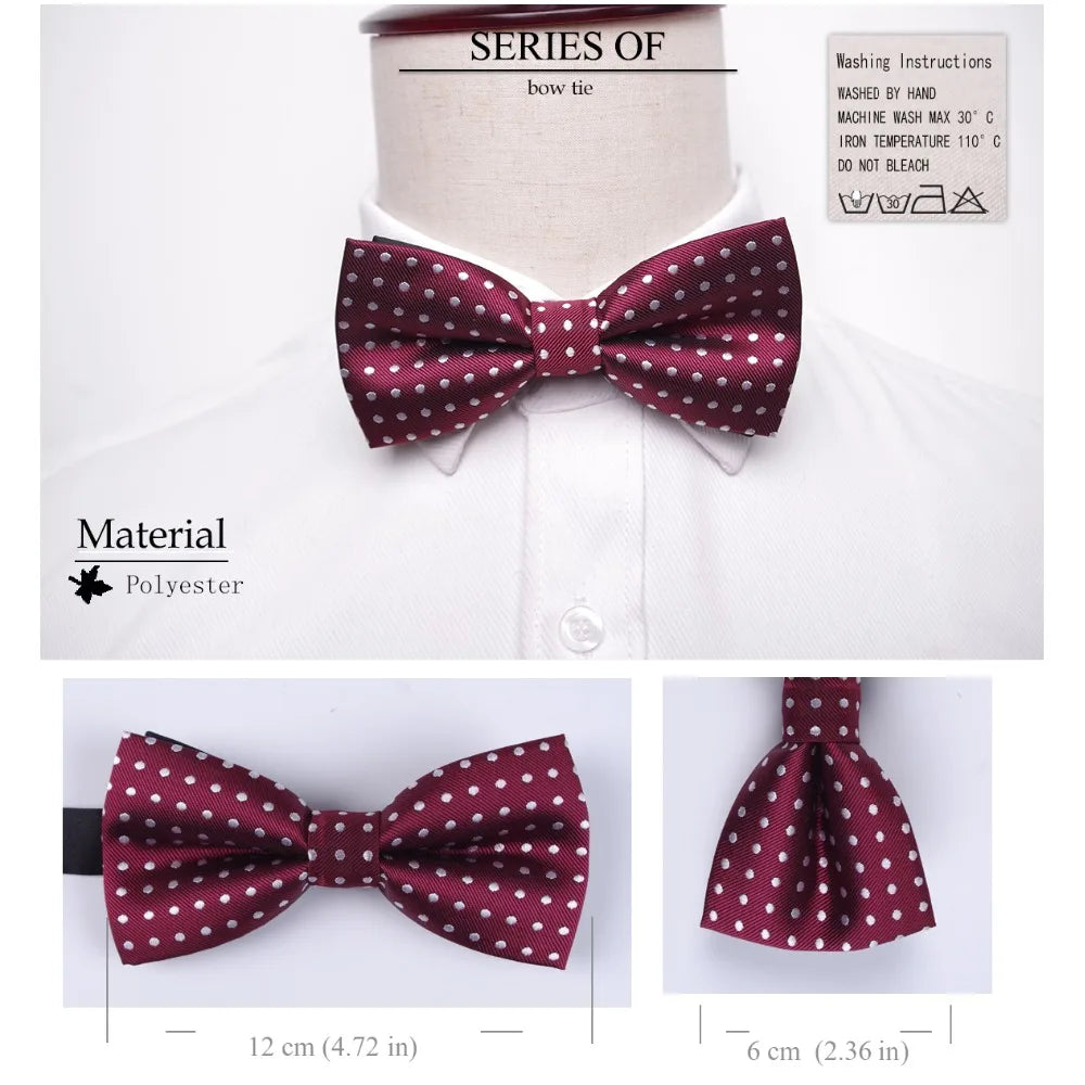 Bowtie men formal necktie boy Men's Fashion business wedding bow tie Male Dress Shirt krawatte legame gift Qme