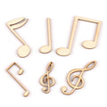 10pcs Wooden Crafts creativity Mixed note Pattern Scrapbooking Crafts wood decoration for Home Decoration m2139 Qme Default Title