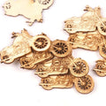 Vintage Motorbike Wooden Crafts Scrapbook DIY For Wood Slices Decoration Ornaments Home Handmade Accessories 10pcs 33x48mm m1787 Qme Default Title