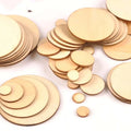 10-100mm Mix Round Wooden Scrapbooking Carft For Handmade Home Embellishments DIY Wood Circle Decoration 10/20/30/40/50mm m1821 Qme 100mm 5pcs