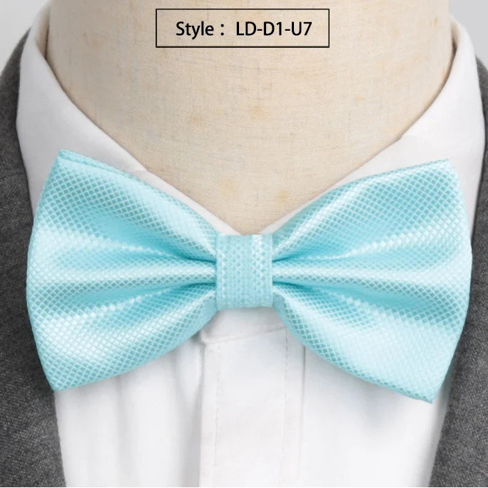 XGVOKH Men Ties Fashion Butterfly Party Wedding Bow Tie Boys Girls Qme LD-D1-U7