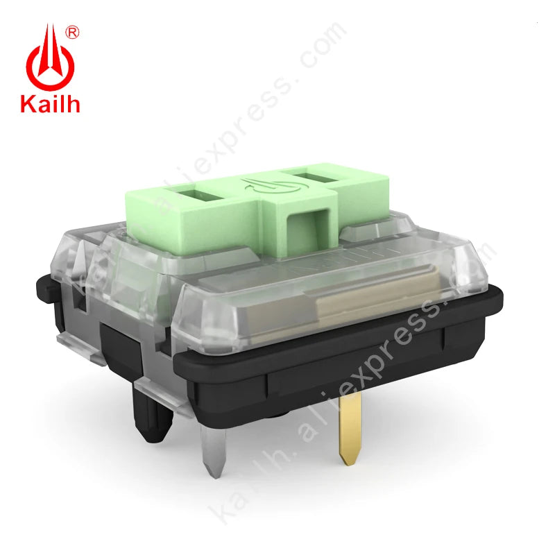 Kailh 10 Pcs Choc Low Profile Switch 1350 Chocolate Mechanical Keyboard Switch 5 Pins Hot Swap Linear Tactile Clicky Switch Qme