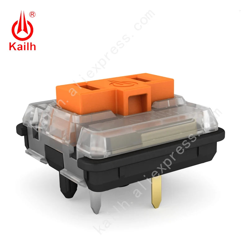 Kailh 10 Pcs Choc Low Profile Switch 1350 Chocolate Mechanical Keyboard Switch 5 Pins Hot Swap Linear Tactile Clicky Switch Qme