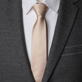 Men Necktie Zipper Lazy Tie Fashion Solid Ties Business Man Gravatas Qme Champagne