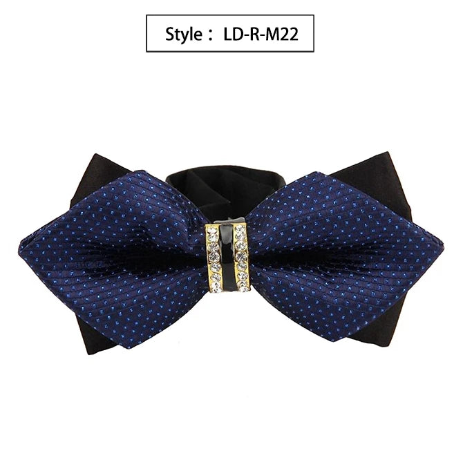 Bowtie Groom Mens Colourful Plaid Cravat Gravata Fashion Male