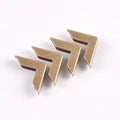 Mixed Right-angle Book Corner Protector For Menus Folders Photo Diy Metal Corners Albums Decor Craft 50Pcs 16x16x3mm c2205 Qme bronze