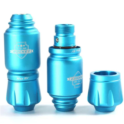 ROCKET Short Tattoo Pen MINI Rotary Machine For Needle Cartridge Supply RTM01 Qme Blue