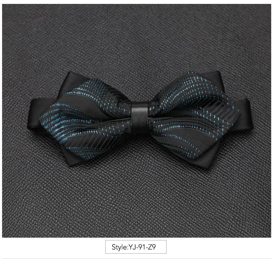 Men Bowtie Newest Butterfly Knot Mens Accessories Luxurious Bow Tie Qme YJ-91-Z9