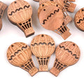20Pcs Vintage Hydrogen Balloon DIY Wooden Ornaments Scrapbook Craft Unfinished Natural Wood Slices For Home Decor 49X32mm m1614 Qme Default Title