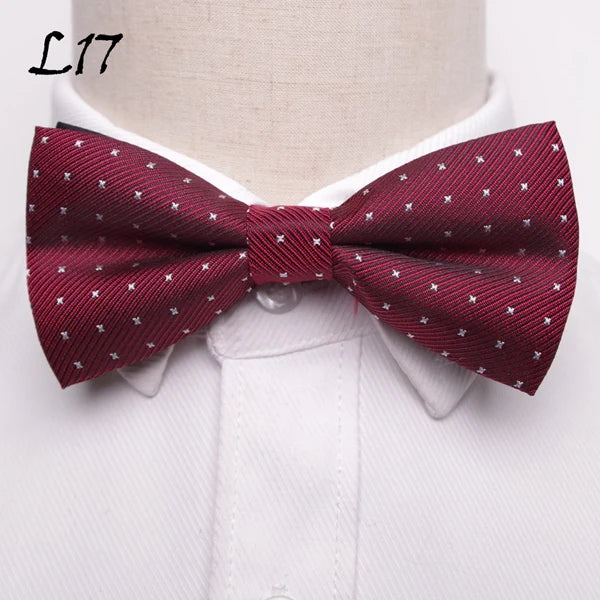 Bowtie men formal necktie boy Men's Fashion business wedding bow tie Male Dress Shirt krawatte legame gift Qme L17