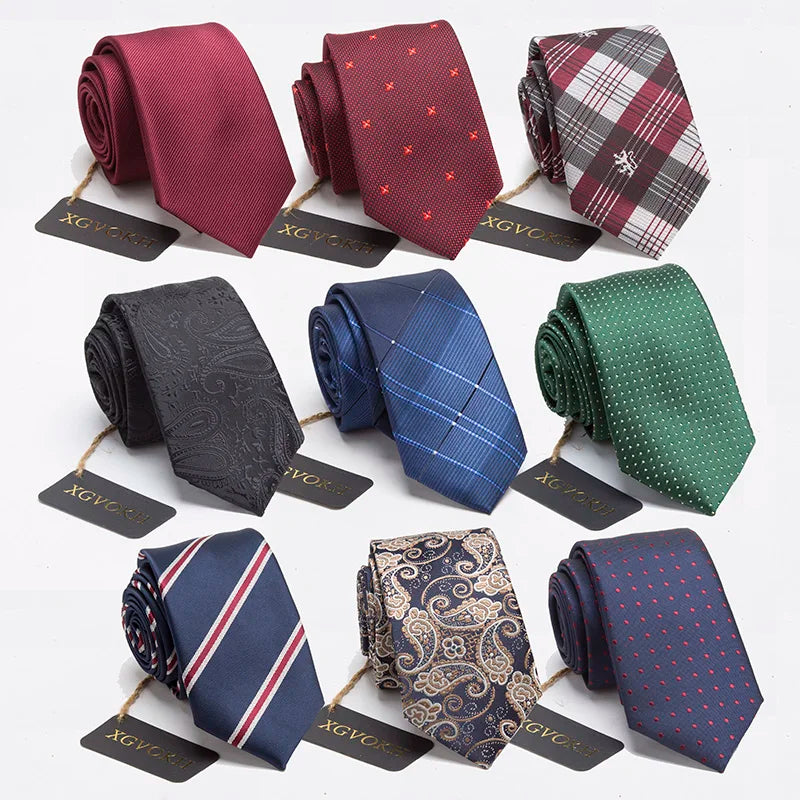 Men Ties Necktie Men's Vestidos Business Wedding Tie Male Dress Qme