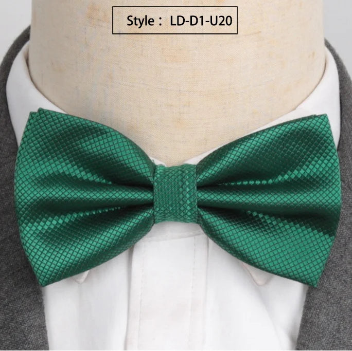 XGVOKH Men Ties Fashion Butterfly Party Wedding Bow Tie Boys Girls Qme LD-D1-U20