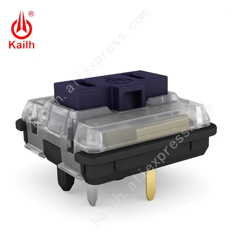 Kailh 10 Pcs Choc Low Profile Switch 1350 Chocolate Mechanical Keyboard Switch 5 Pins Hot Swap Linear Tactile Clicky Switch Qme