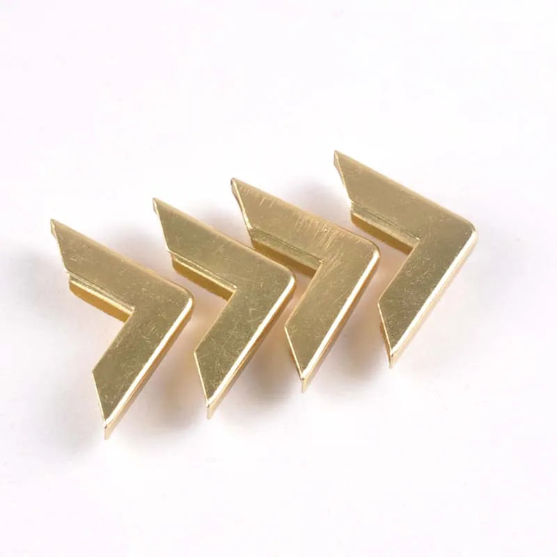 Mixed Right-angle Book Corner Protector For Menus Folders Photo Diy Metal Corners Albums Decor Craft 50Pcs 16x16x3mm c2205 Qme